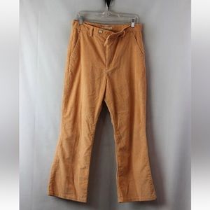 Levi's Math Club Premium Women's Peach Ribcage Corduroy Flare Pants SZ 31 vtg